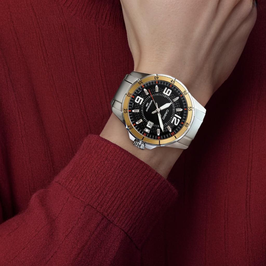 Casio Мужские часы Стандартная серия Черные MTP-1291D-1A3V MTP-1291D-1A3V