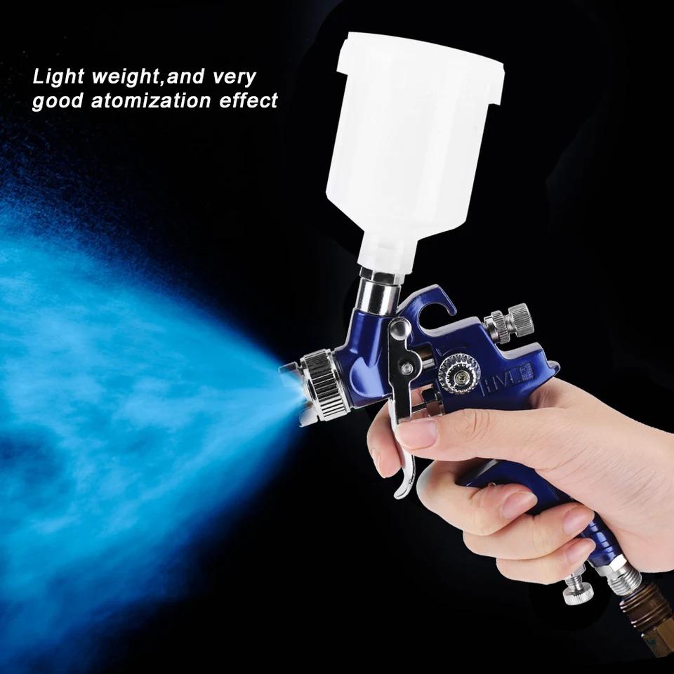 Airbrush For Painting Car Aerograph Spraying Gun Mini Air Paint HVLP Spray Gun 1.0mm Nozzle Mini Air Paint Spray Guns
