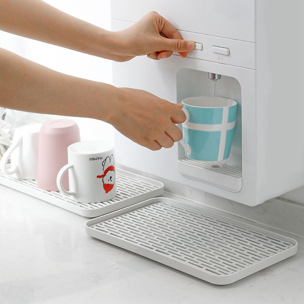 Сушилка для кухонной мойки, многофункциональная белая сушилка для посуды, поднос для фруктов, полка для тарелок, кухонный органайзер