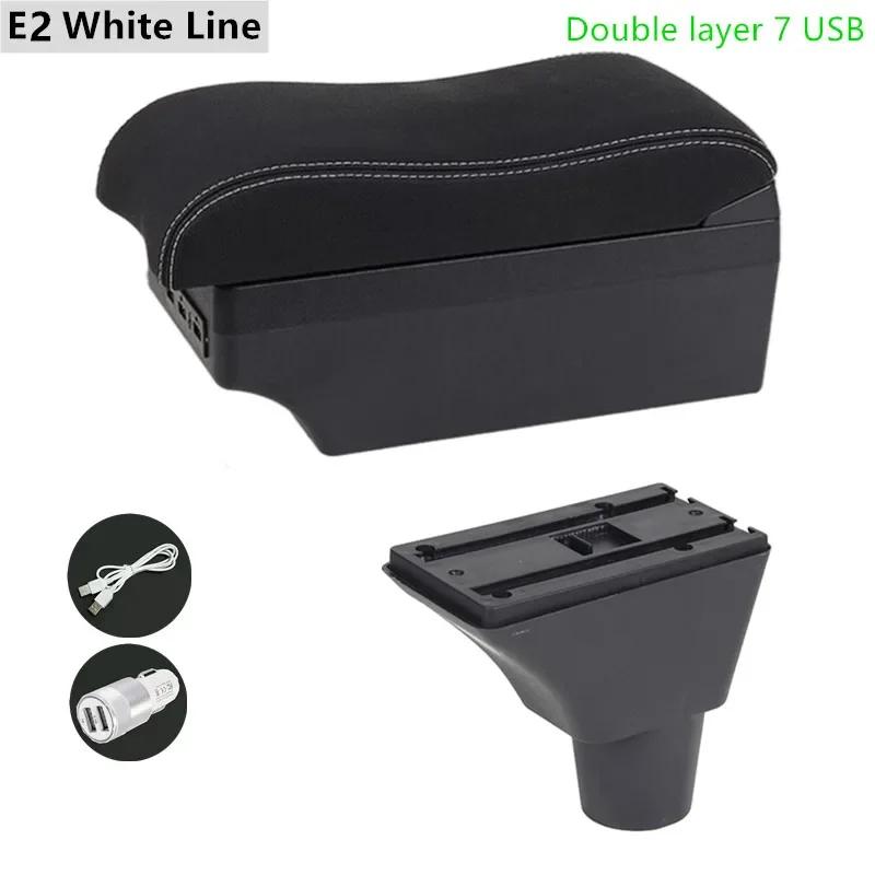 For Honda Civic 7 Generation Armrest Box Central Store Content Car-styling Decoration with Cup Holder USB Accessories