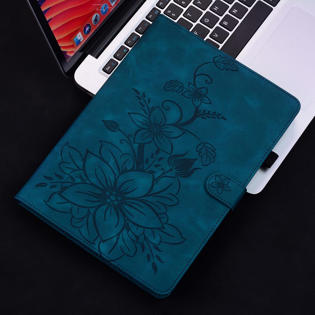 Для Samsung Galaxy Tab S6 (Версии:СМ-Т860 (Wi-Fi); СМ-Т865 (LTE)).Чехол для планшета из искусственной кожи с изысканным цветочным тиснением