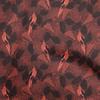 oneOone Ткань Cotton Flex Carmine Red с тропическим и птичьим принтом, ткань для платья, ярд, 40 дюймов