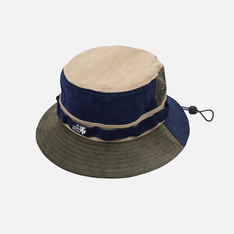 Japanese Versatile Patchwork Sun Hat - Men's Outdoor Fisherman Design