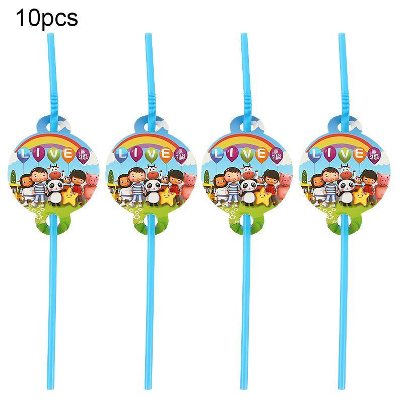 Принадлежности для дня рождения в стиле Little Baby Bum с праздничной посудой и декором