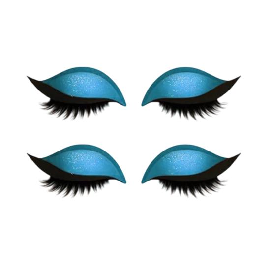 1/2/3/4/5 Lazy Stickers Eye Shadow Eyelash Pairs Reusable Eye Makeup Stickers
