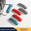 Heat-Resistant Silicone Pot Handle Covers - Non-Slip, Wear-Resistant, Anti-Scald Insulation for Lids and Cookware
