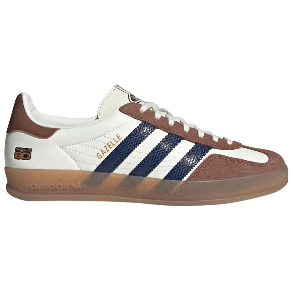 Adidas Originals Gazelle Indoor 60th Anniversary Fashion Comfortable Indoor Durable Soccer Shoes Unisex Sneakers Brown JP9221
