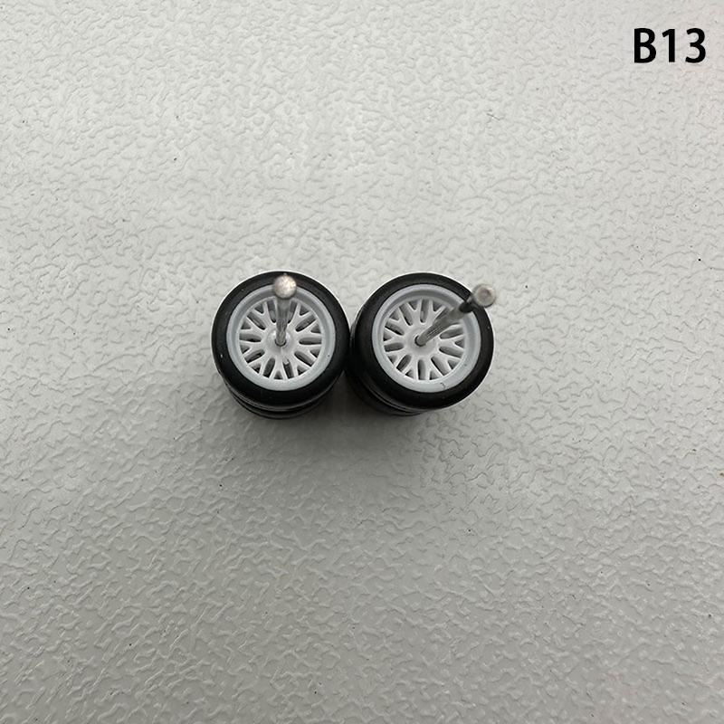 Инновационные ABS Основные Модифицированные Детали Игрушка-Транспорт Для Hotwheels Tomica Mini Gt 1 Комплект 1/64 Модель Автомобиля Колеса С Резиновыми Шинами