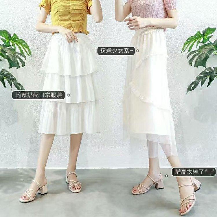 Босоножки для девочки 2025 новые толстый каблук высокий каблук два способа носки квадратный каблук средний каблук ремешок лето сказочный стиль туфли к юбке