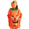 Halloween Creative Design Pumpkin Costume Adult Pumpkin Costume Bag Hat Set Makeup Ball Festival Performance Costume