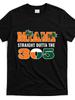 Directly from Miami, Florida 305, Embrace a Proud Lifestyle[Cool Design]. Soft, Crew-neck Short-sleeve Shirt with a Unis