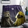 Фланелевое одеяло с принтом Little Nightmares, Высококачественное, Удобное для всех сезонов, Домашний декор, Тепло и уют, Идеально для Рождественских подарков68