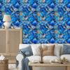 Wallpaper Ink blue, azure, navy blue and turquoise 50x1000