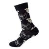 1pair Combed Cotton Fashion Hip Hop Man Woman Socks Harajuku Fruit Skateboard Oil Painting Animal Happy Socks Funny Sokken