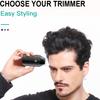 Мощная мужская контурная бритва, маленькое устройство для стрижки бороды, мини-Т машинка для стрижки лысины, портативная регулируемая машина для бритья