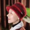 Утепленная мамина шапка, теплая шапка-бини, повседневная вязаная шапка для пожилых