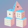 Волшебный кубик 2x2 3x3 4x4 5x5 пирамида Волшебный кубик гоночный снимающий стресс головоломка профессиональная плавная скоростная игра детская игрушка подарок
