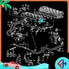 Кол-во 5 Для Beetle Passat CC Sharan Seat Exeo Leon Altea 07L907386A Датчик управления заслонками впускного коллектора двигателя 07L907386A