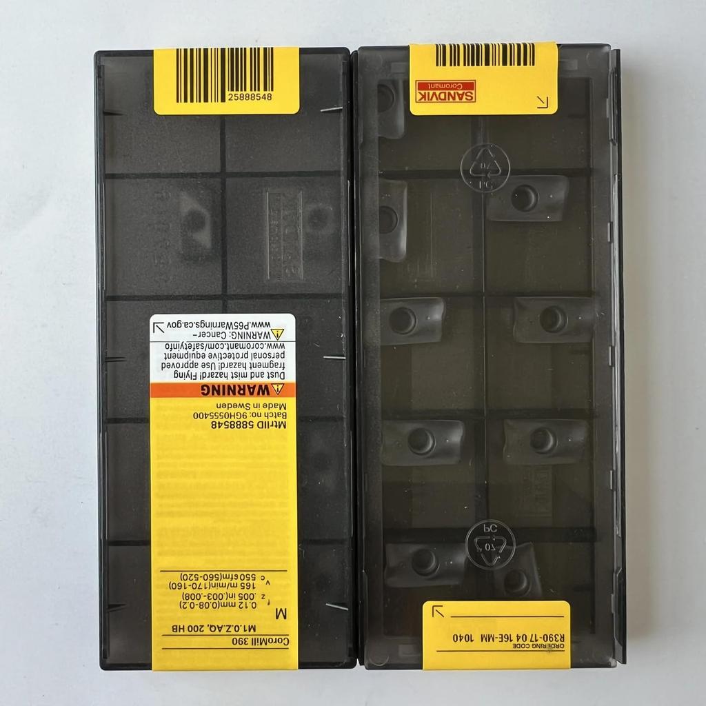Оригинальный Sandvik / R390-170416E-MM 1040 / Твердосплавный инструмент для токарного станка с ЧПУ 10 шт.