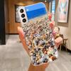 Чехол для телефона Samsung S21 FE Plus Ultra Бабочка Кошка Мягкий силиконовый чехол для Galaxy S21+ S21FE S 21 Защитный Funda Coque