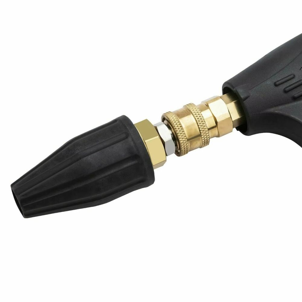 360 Degree Rotating Pressure Washer Tips Stainless Steel Turbo Spray Tips Car Cleaning