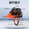 Ultra-Lightweight Integrated Mountain Bike Helmet With Rear LED Light Action Camera Mount Adult Unisex Cycling Safety