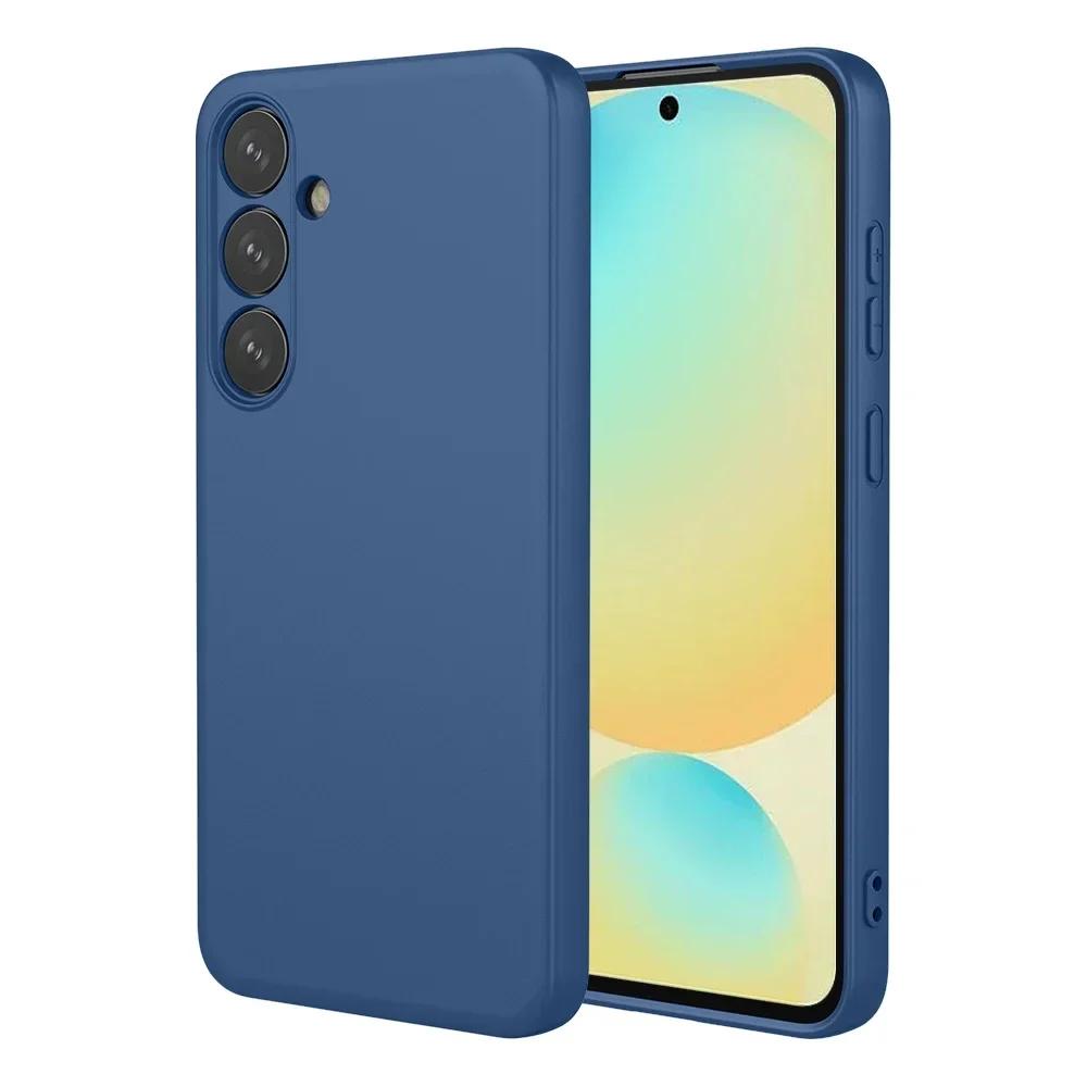 Для Samsung Galaxy S26 S 26 S26Plus Плюс + S26Ultra Ультра U Задняя крышка Чехол Гибкий Жидкий силикон ТПУ Чехол Автомобильный Чехлы