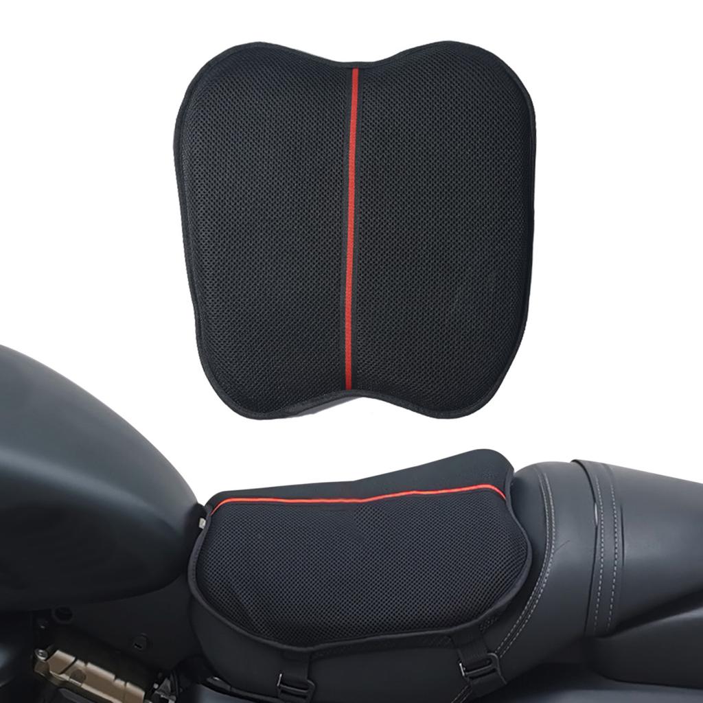 Motorcycle Gel Seat Cushion 3D Honeycomb Breathable Shock-Absorbing Seat Cushion High Elasticity