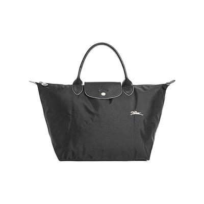 Le Pliage 45 Складная тканевая дорожная сумка-тоут с короткими ручками Женская сумка-тоут Черная 1623619001