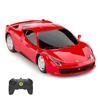 RASTAR Масштаб 1:24 Модель автомобиля на радиоуправлении Ferrari 458 Italia, Электрическая радиоуправляемая машина, Машина на дистанционном управлении, Оригинальная машина, Игрушечная машина, Красный