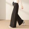 Betu Women's Cotton Loose Fit Wide-Leg Casual Trousers