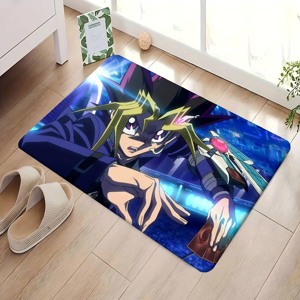 1PC Anime Y-Yu G-gi O-oh Bathroom Mat Anti-slip Absorb Water Long Strip Cushion Bedroon Mat Welcome Doormat