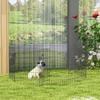 8 Panel Diy Dog Pen With Door For Dogs Small Animals Indoor Outdoor Use 76cm High