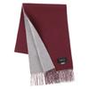 Supreme Quality Cashmere Reversible Cashmere Scarf Fine Count Elegant Unisex X Light Gray [Cashmee] Rv30-26s 100% Women's Men's (Wine (D5095))