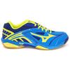 Mizuno Wave Fang SS Удобные Амортизирующие Прочные Низкие Бадминтонные Кроссовки Унисекс Сине-Зеленые 71GA151045