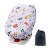 Be Oshare Child Car Seat Heat Sun Shade and UV Baby Seat Cover with Elastic Compact Storage Bag Cat Sold by Japan Retailer Cover, Shielding, Cover,