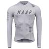 MAAP Unisex Cycling Jersey Bamboo Fiber Long Sleeve Breathable Slim Fit Road MTB Bike Shirt