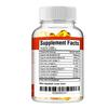 XEMENRY Organic Sea Buckthorn Seed Oil Capsules, beneficial for gut and heart health, 2000 mg per serving, suitable for adults.