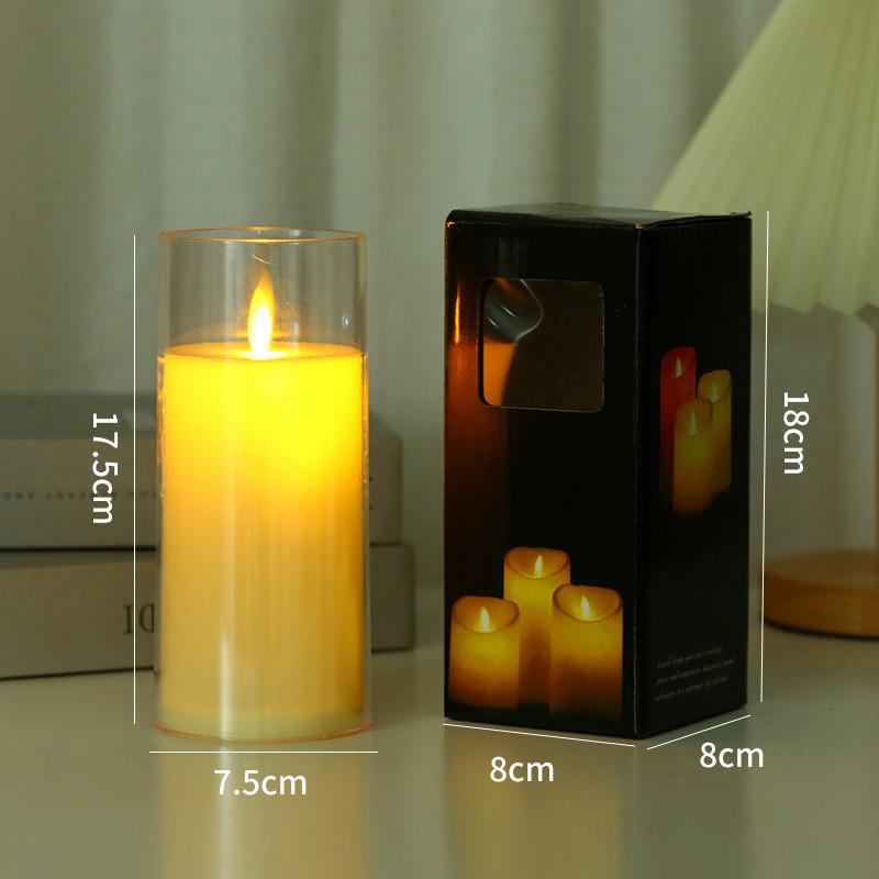 LED Simulated Glass Cup Candle Light – Creative Wedding & Birthday Decor