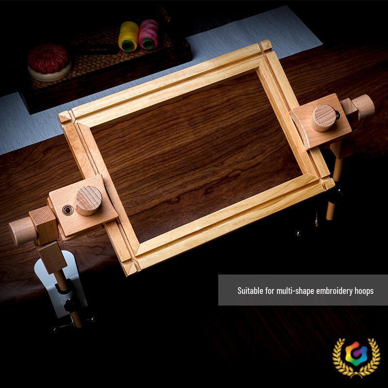 Настольный зажим-подставка для вышивальных пялец - Инструмент для пялец для вышивания крестиком и французской вышивки своими руками