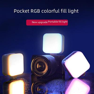 Карманный портативный RGB мини светодиодный заполняющий свет для создания творческой атмосферы видео