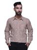CottonA  ShirtA  For Men Long Sleeve Printed Spread CollarA  Slim Casual