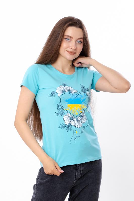 Футболка "Украина" (Женский) Лето 8188-036-33-Y HC