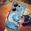 Чехол для Poco M6 Pro 4G Модный Мраморный Силиконовый Черный Чехол для Телефона Xiaomi Poco M6Pro 4G M 6 Pro Мягкие Чехлы PocoM6Pro 4G