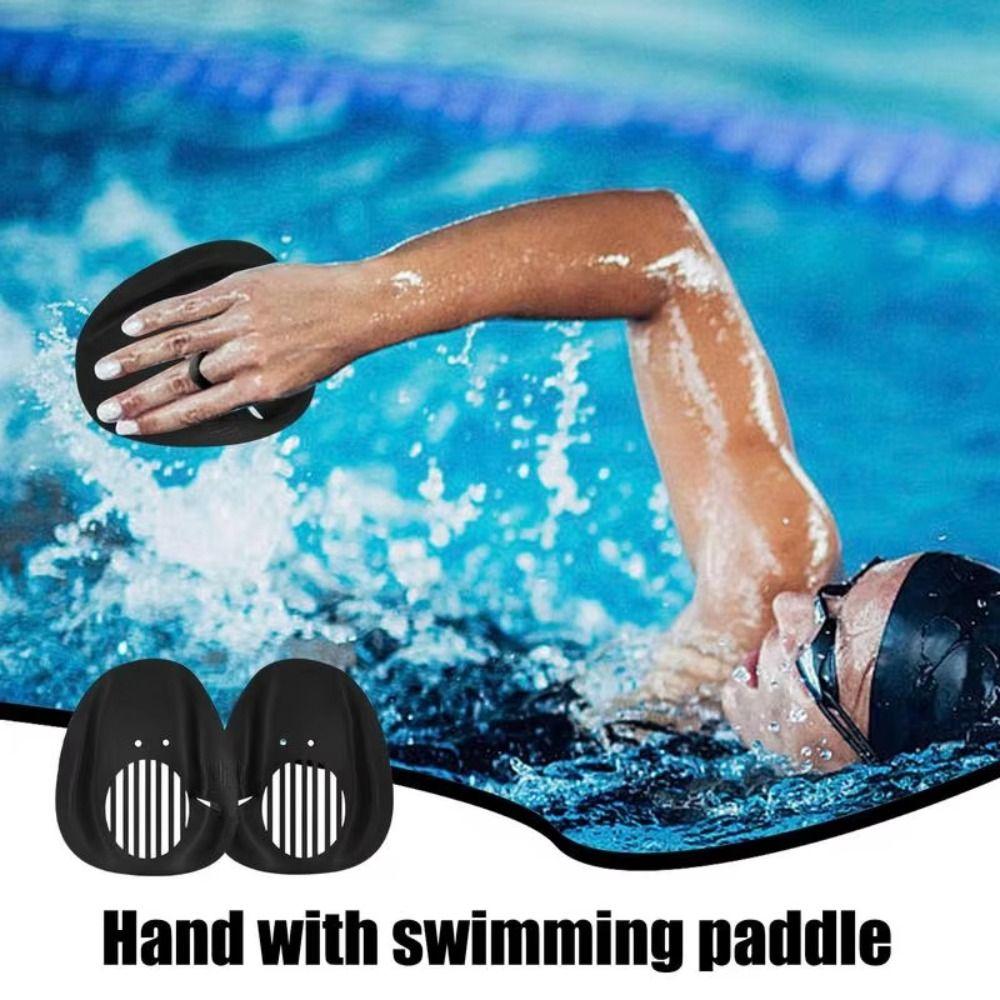 1 пара эргономичных тренировочных ласт для рук с регулируемыми ремешками, перчатки для дайвинга, аксессуары для плавания