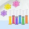 6 Pcs Toilet Cleaner Flower Flower Aromatic Toilet Gel Toilet Deodorant Cleaner Toilet Fragrance Household Aromatic Cleaning