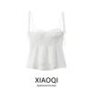 Fashion Style 2024 Summer New Women's Clothing All-Match White Corset Strap Tops 8155920
