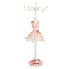 Model Dress Jewelry Display Stand Resin Iron Space Saving Earring Necklace Hanging Mannequin