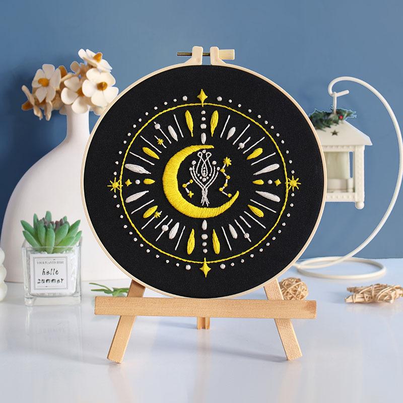Star Planet Embroidery Handmade Diy Material Kit, Moon Sun Universe New Product