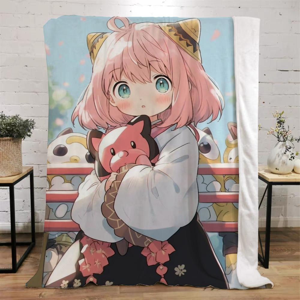 Spy X Family Beach Towel Bed Blanket для взрослых Microfiber Bed Belt Character Blanket King Size Home and Decoration Fluffy Plaid